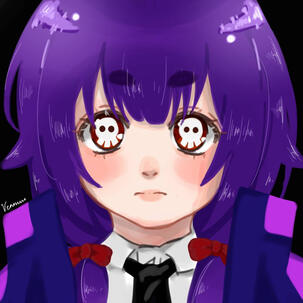 Anime style headshot